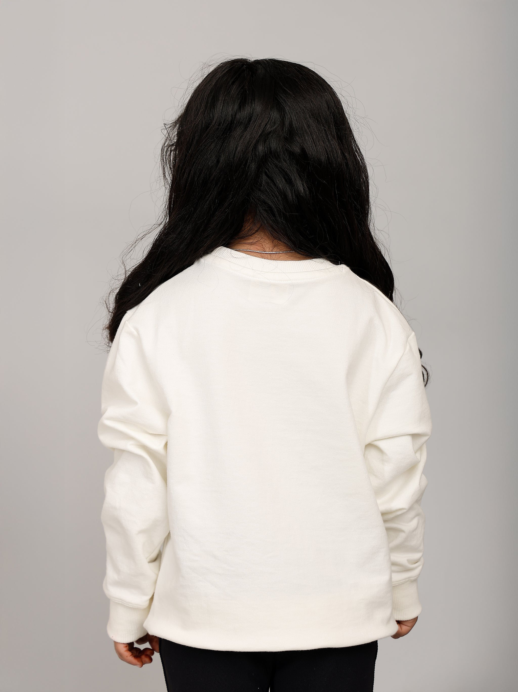 Girls Off-White Stay Wild Puff Print Sweatshirt