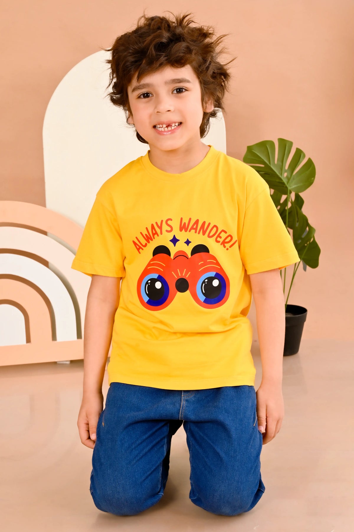 100% cotton lycra t-shirt with an oversized fit
