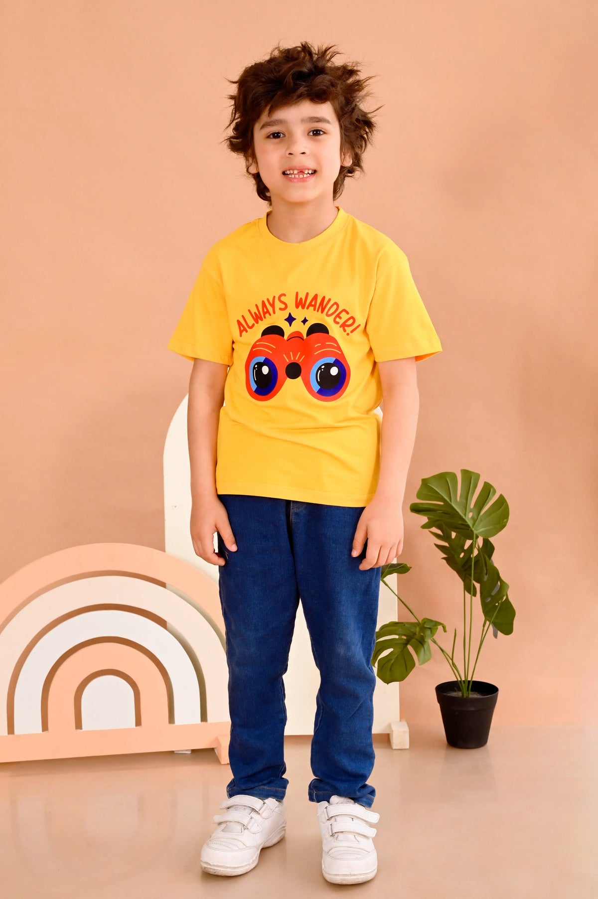 girls cotton t-shirt with a graphic print, oversized look, pure cotton fabric 